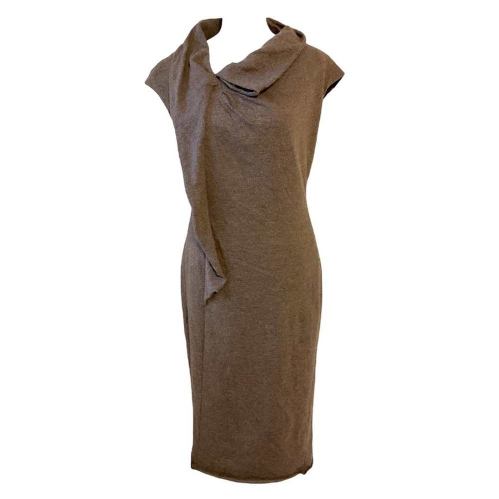 Lafayette 148 New York Brown Midi Dress